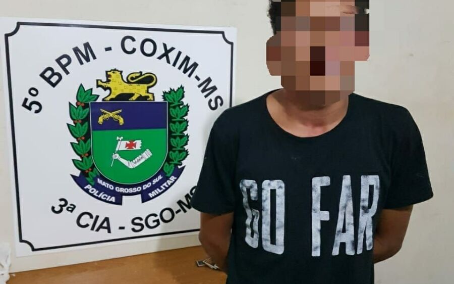 Policiais militares de São Gabriel do Oeste prenderam três foragidos da justiça