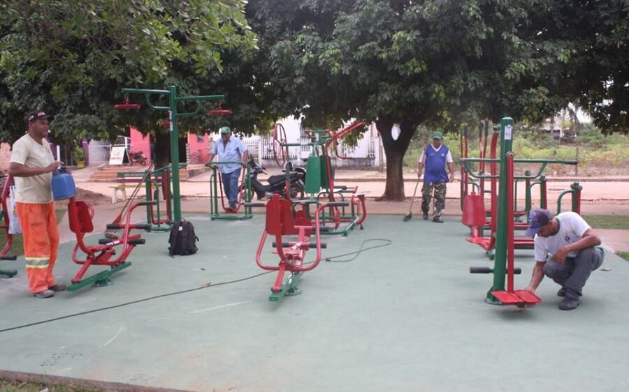 Bairros de Rio Verde começam a receber Academias Ao Ar Livre