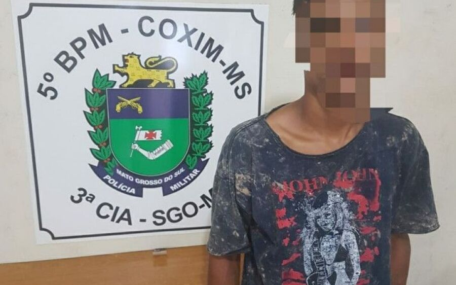 Policiais militares de São Gabriel prendem jovem com mandado de prisão em aberto