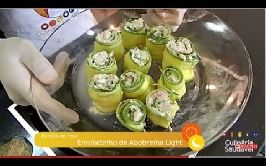 Culinária saudável: Enroladinho de Abobrinha Light