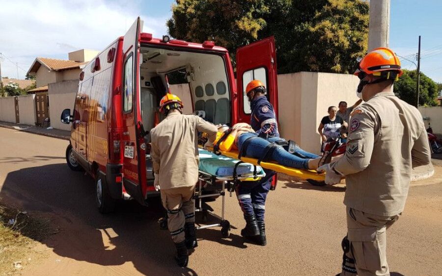 Mal súbito derruba  jovem de moto em Coxim