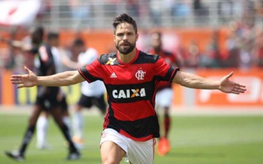 Flamengo terá o desfalque de Diego para a partida  contra o Palmeiras