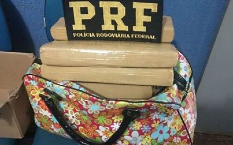 “Mula” cai com 14 quilos de maconha na BR-163, em São Gabriel do Oeste