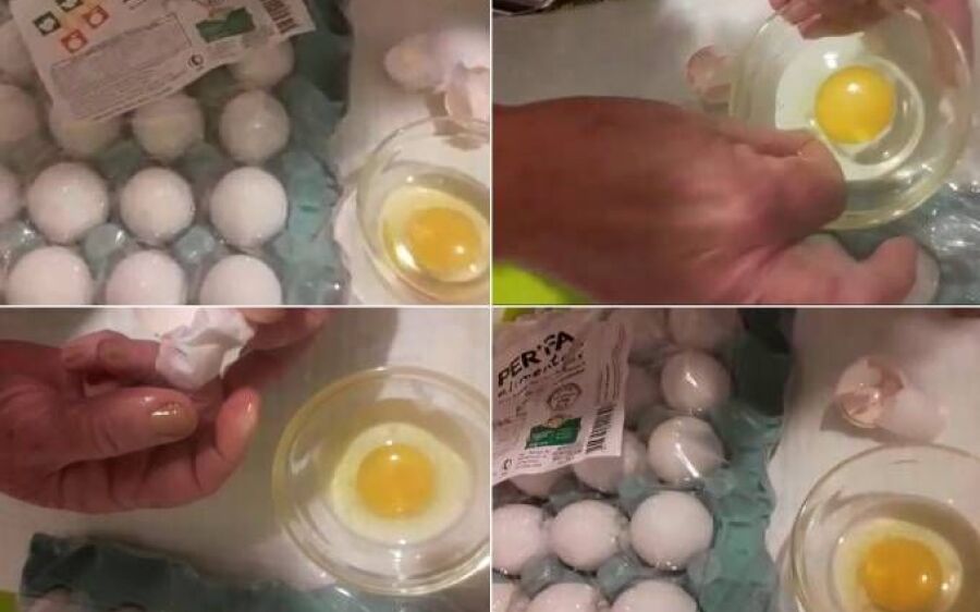 Ovos filmados em vídeo não são de plástico e não foram fabricados na China