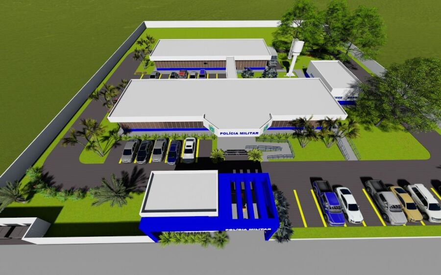 Ato que autoriza  construção da sede do  5º BPM teve presença do comando da PM