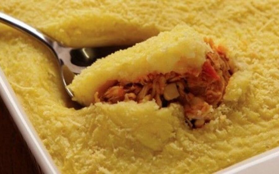 Escondidinho de Frango com Batata Doce