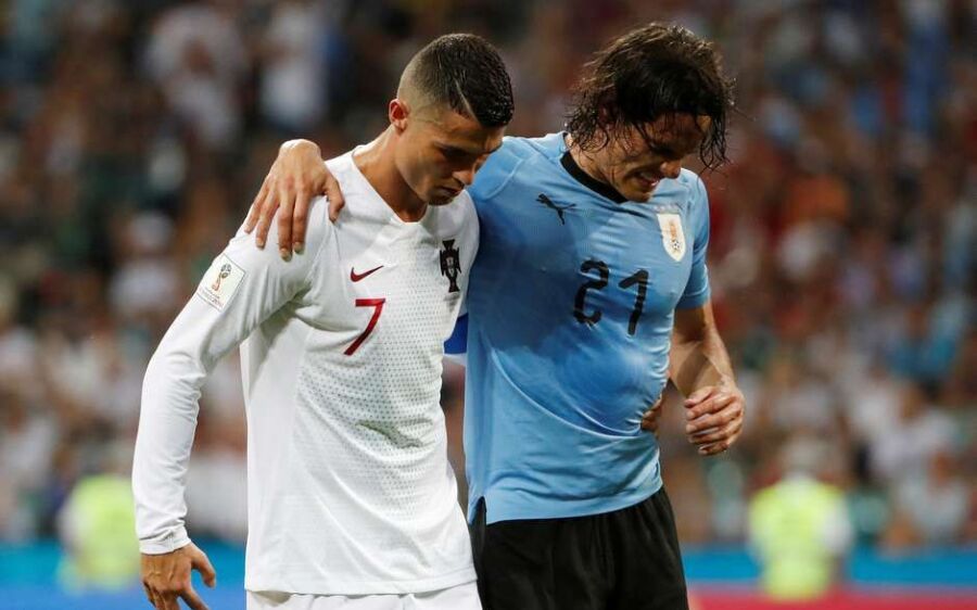 Cavani desfalca o Uruguai diante da França, afirma diário uruguaio