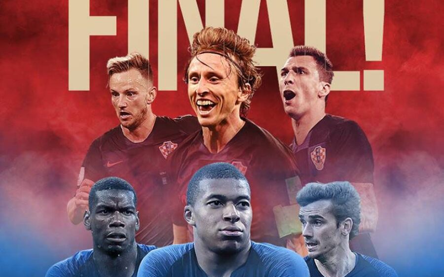 França e Croácia chegam invictas à final da Copa do Mundo