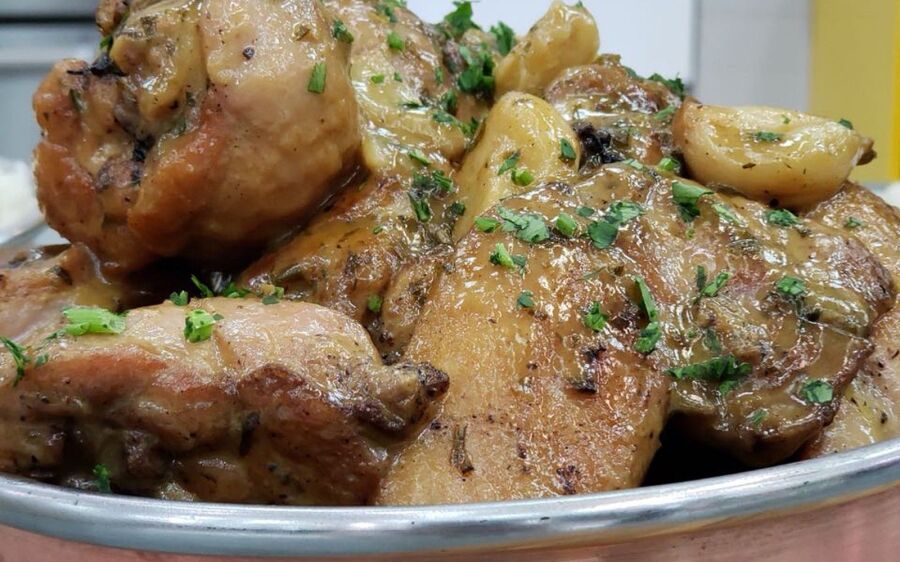Frango ao alho