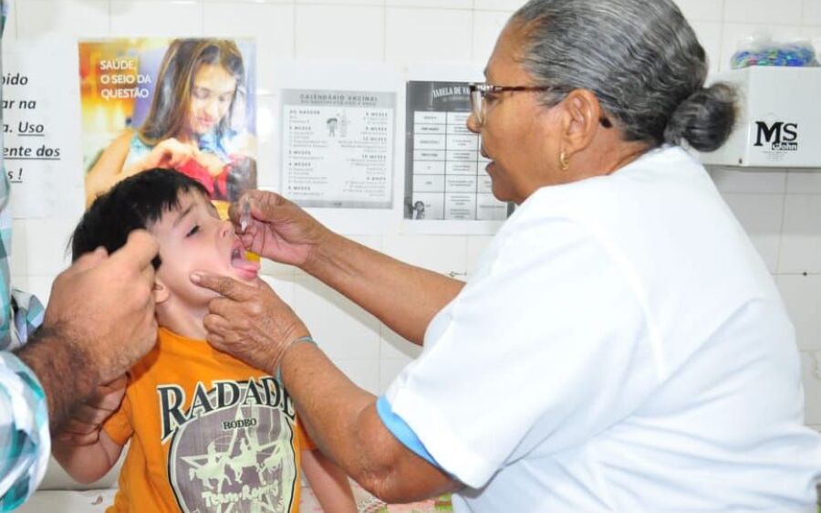 Campanha de vacinação contra polio  e sarampo segue até 31 de agosto