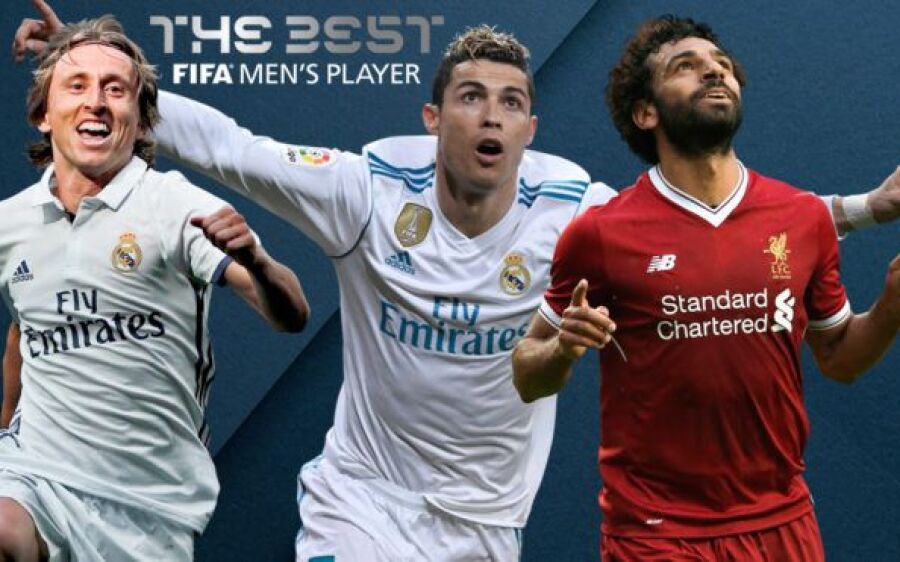 CR7, Modric e Salah são os finalistas ao prêmio de Melhor do Mundo