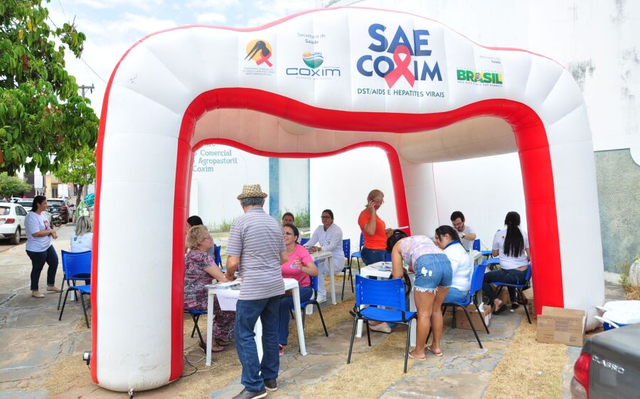 Prefeitura de Coxim leva atendimento em saúde aos trabalhadores do comércio