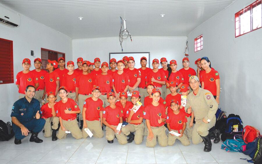 “Bombeiros do Amanhã”  participam de palestra em Coxim   