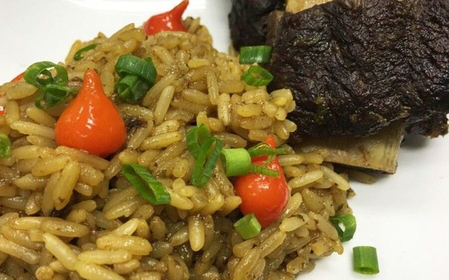 Arroz de Forno  com Costelinha