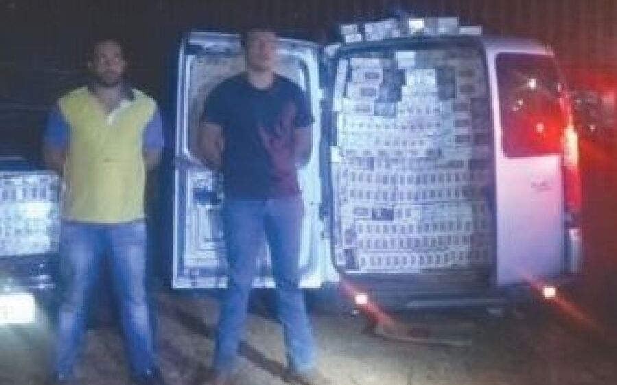 Moradores da Região Norte são presos com 50 mil maços de cigarros
