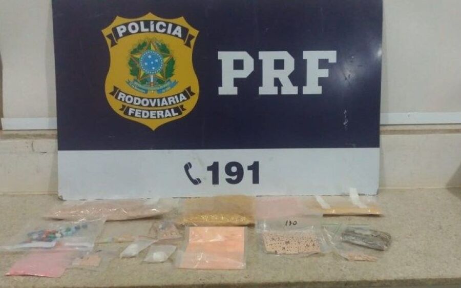 PRF e DENAR apreendem 800 comprimidos de ecstasy na BR-163