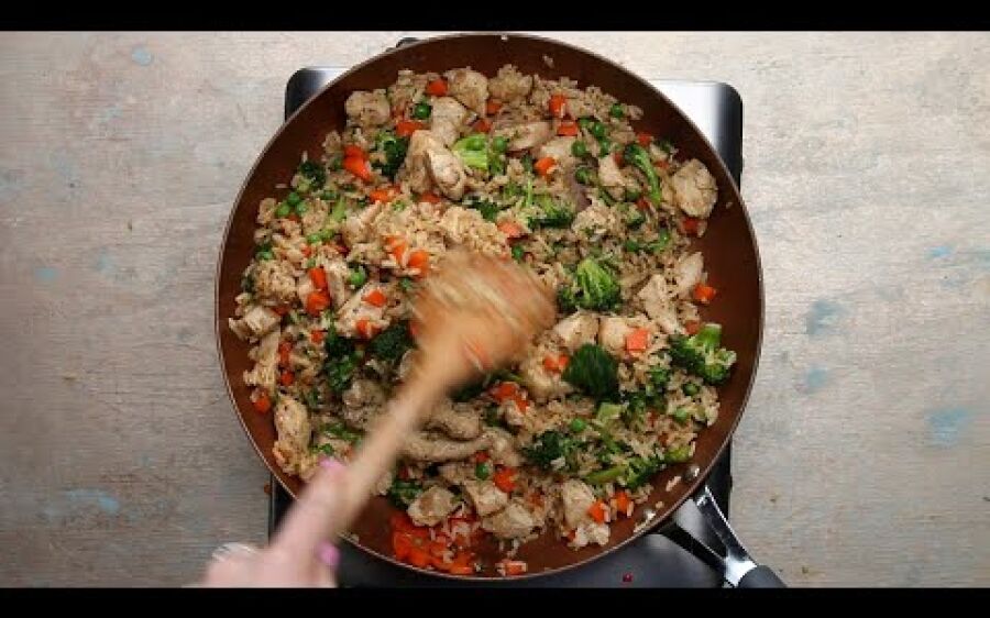 Mexido de arroz de 4 jeitos