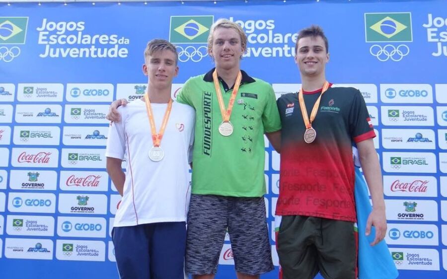 Natação de MS garante ouro e mais três medalhas no primeiro dia dos JEJ