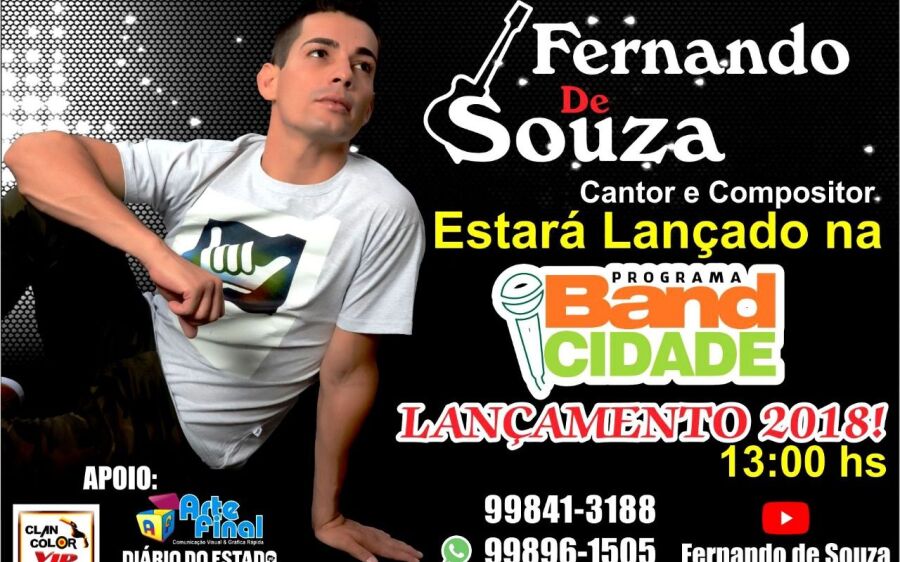Cantor e compositor Fernando de Souza 