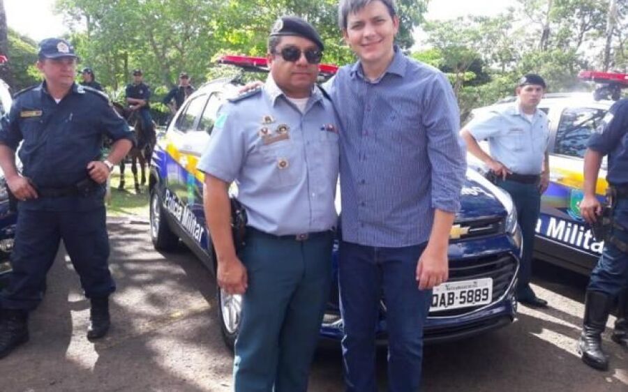 Policia Militar de Coxim  recebe viatura 0 km