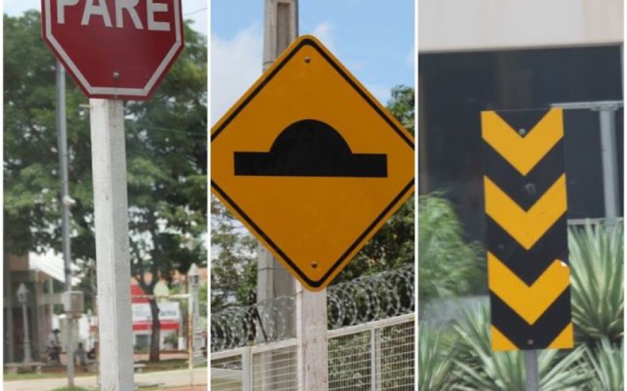 Rio Verde recebe  sinalização de trânsito vertical e horizontal