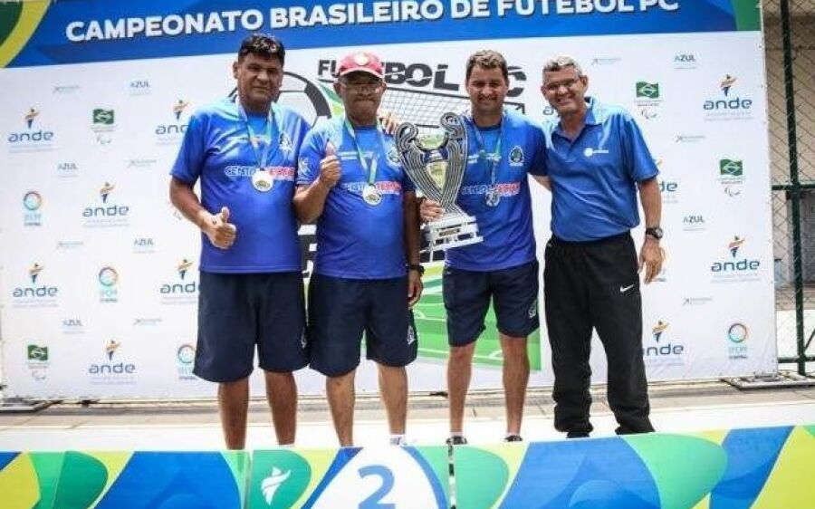 Time de MS volta da capital paulista com 2º lugar do  Brasileiro de futebol de 7