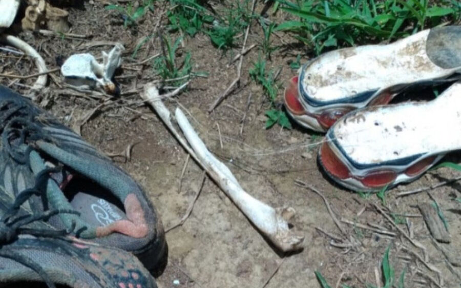 Ossada humana é encontrada enterrada em fazenda