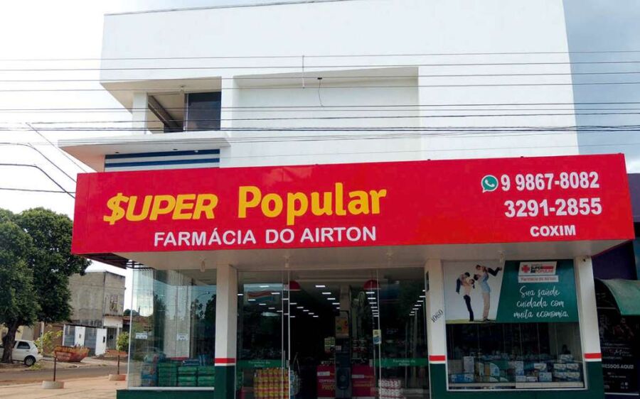 Farmácia do Airton ganha  bandeira da Rede Super Popular 