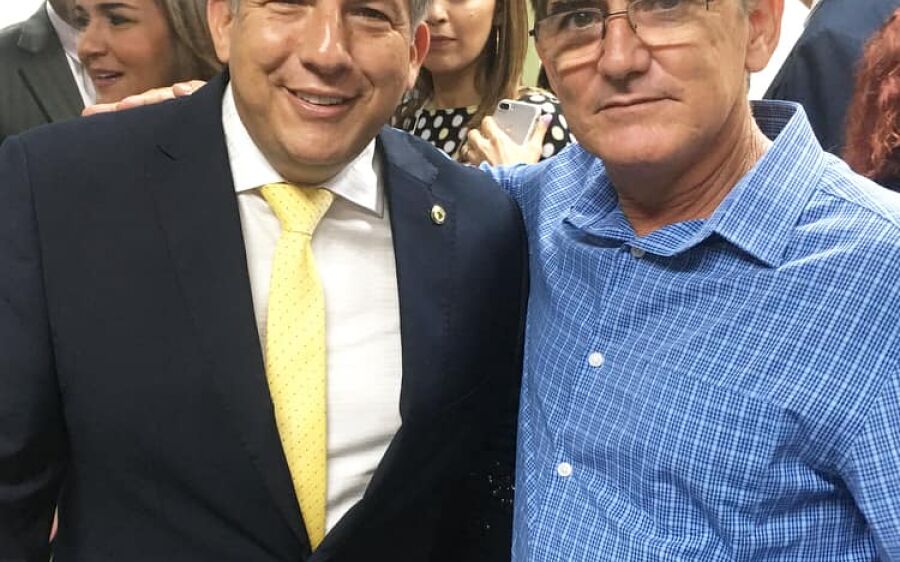 Presidente da Câmara de Rio Verde prestigia posse dos novos deputados do MS