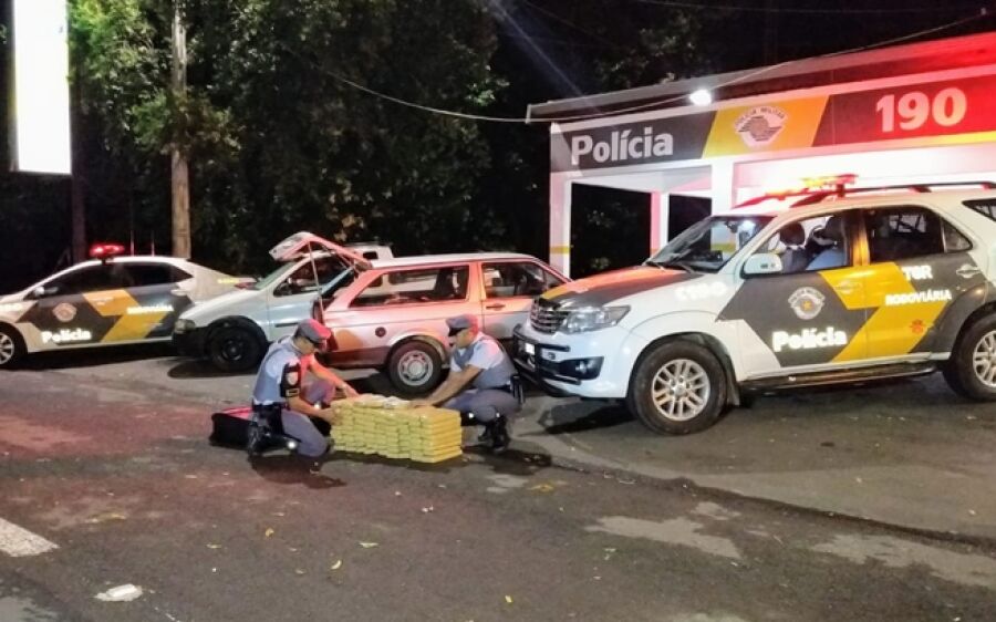 Dois batedores são presos com pick-up de Coxim em SP