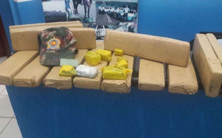 PMA prende dois traficantes com maconha na rodovia transpantaneira