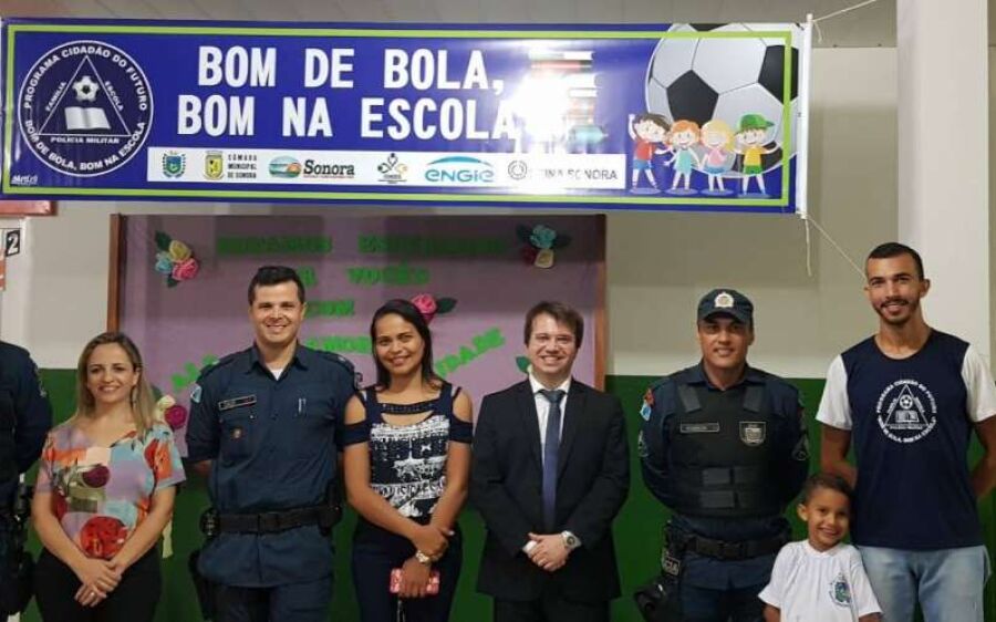 PM realiza reunião para início do Projeto Bom de Bola Bom na Escola em Sonora