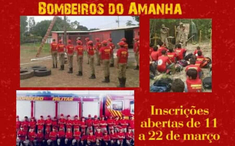 Abertas inscrições para nova turma do “Projeto Bombeiros do Amanhã”
