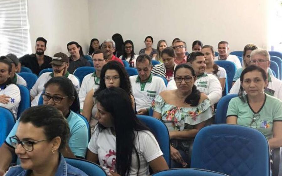 Servidores da Saúde de Coxim têm capacitação com técnico do Conselho Regional de Enfermagem