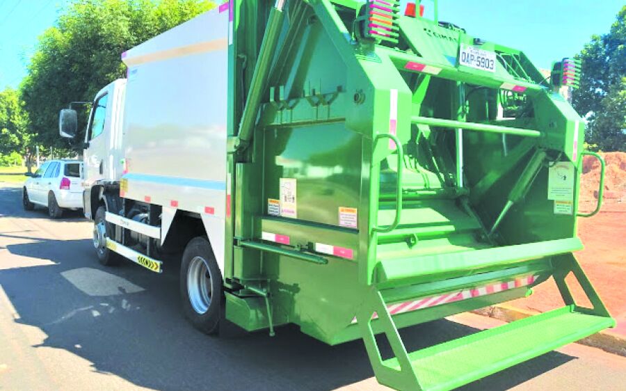 Rio Verde adquire um caminhão  novinho para coleta seletiva na cidade