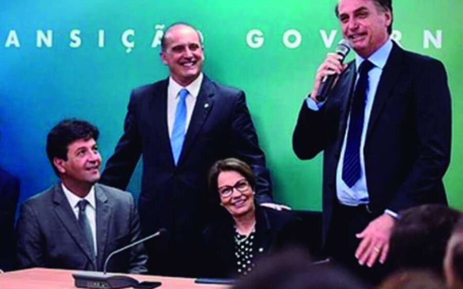 DEM é o principal aliado do presidente Jair Bolsonaro com destaques dos  ministros Tereza Cristina e