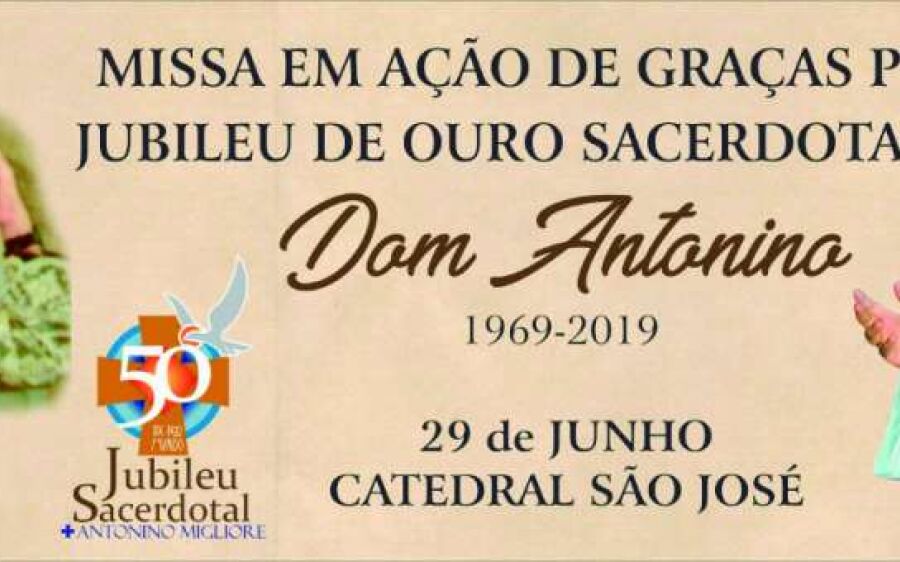 Dom Antonino celebra 50 anos de Ordenação Presbiteral