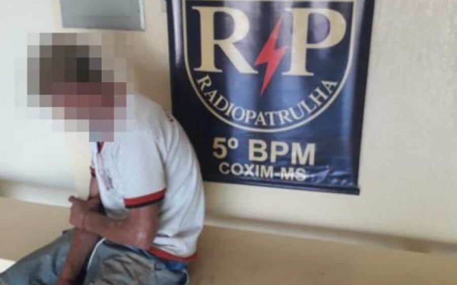 Polícia militar prende homem por ato obsceno em Coxim
