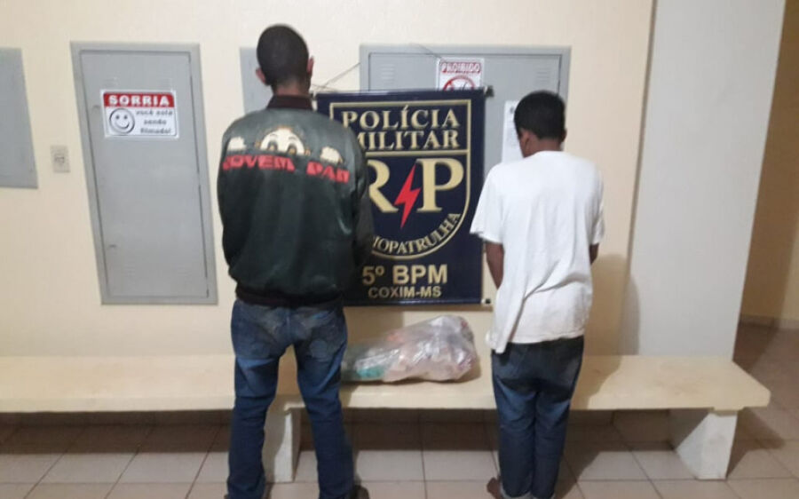 Policiais militares prendem autores de furto em Coxim