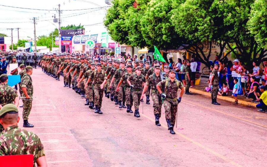Desfile Cívico e Militar vai celebrar os 197 anos da independência do Brasil
