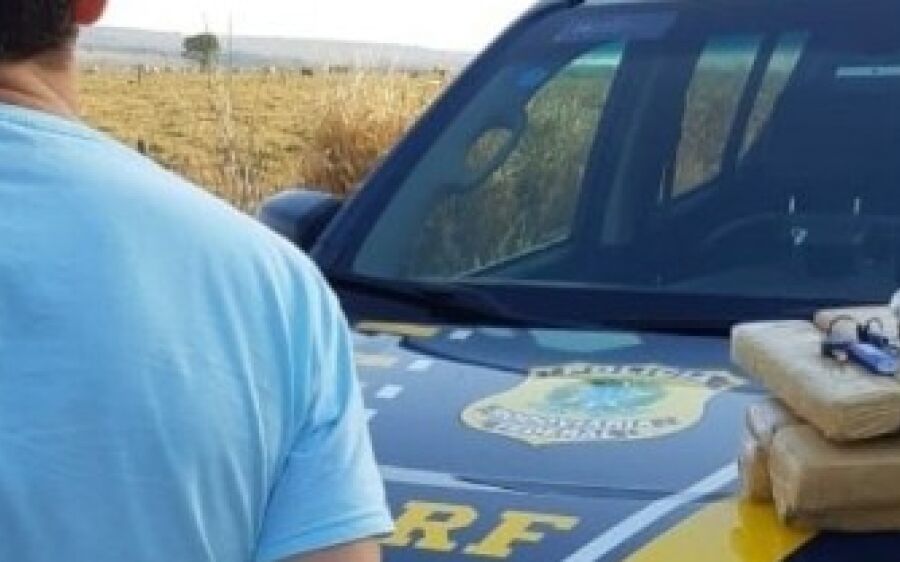 PRF apreende seis quilos de maconha na BR-060, em Camapuã