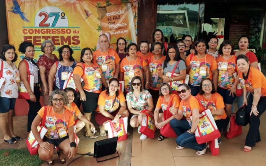 SIMTED Coxim participa do 27º Congresso Estadual da FETEMS em Bonito