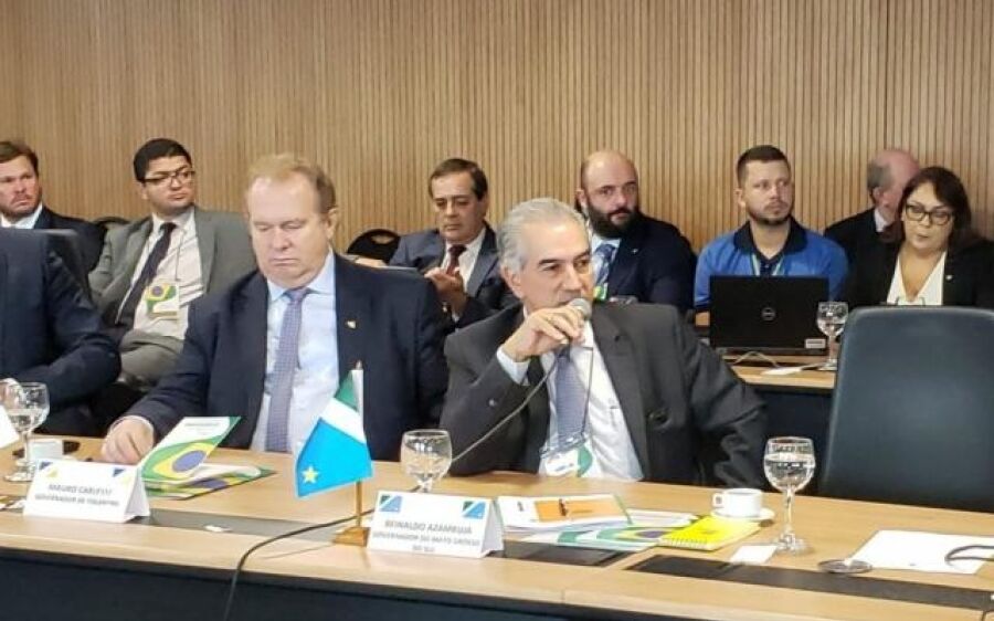 Em Brasília, Reinaldo  defende força-tarefa para combater crime organizado