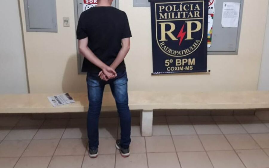 Polícia Militar apreende adolescente por ameaça em Coxim
