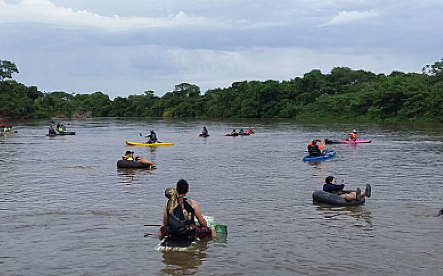 Passeio no rio Taquari ressalta  vocação de Coxim para o ecoturismo 
