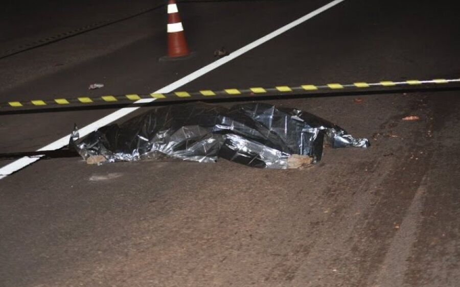 Idosa é encontrada morta na BR-163 após ser atropelada por caminhão