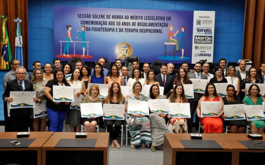 Solenidade marca 50 anos da regulamentação da Fisioterapia e da Terapia Ocupacional