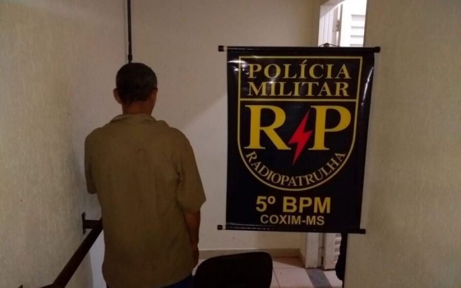 Polícia Militar prende homem por tentativa de furto a residência de Coxim