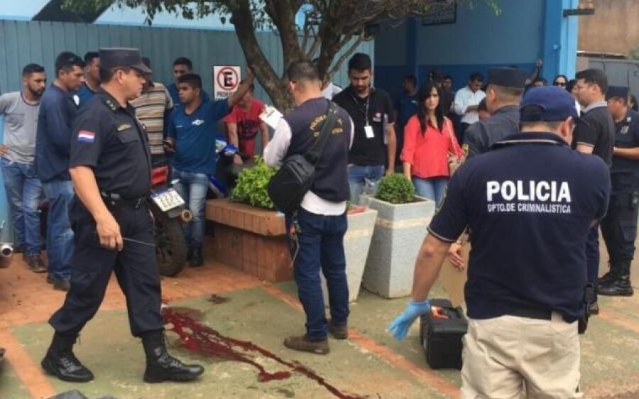 Execução de funcionário de vidraçaria foi gravada por câmera de segurança