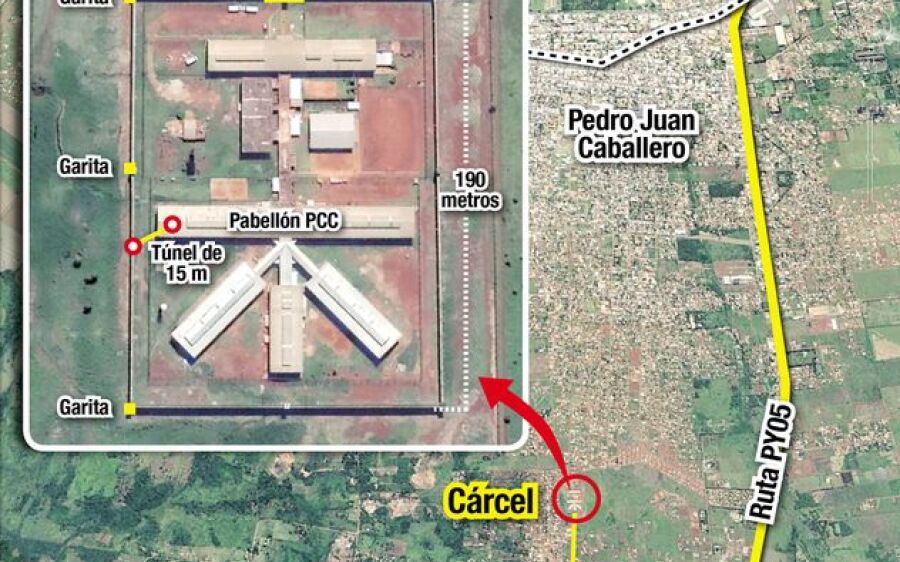 Ministro paraguaio admite que fugitivos do PCC saíram em vans pela porta da frente